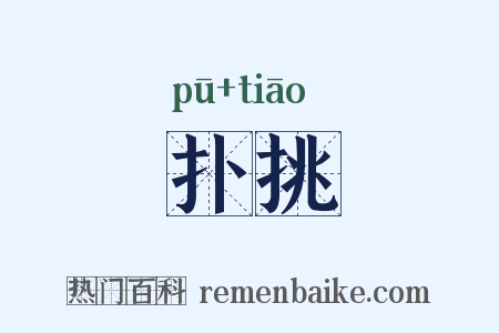 扑挑是什么意思的图片